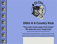 Tablet Screenshot of didiok-9countryklub.com